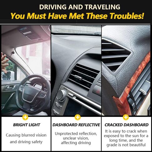 AUQDD Dashboard Dash Cover Flannel Dash Mat Custom Compatible with 2015-2020 Ford F-150, Anti-Glare, Anti-Reflection, No Peculiar Smell in Saudi Arabia