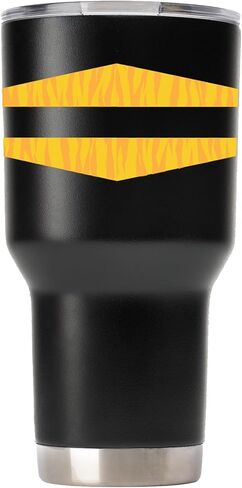 Gametime Sidekicks Missouri Tigers 30oz Black Tumbler - Officially Licensed, 18/8 Stainless Steel, Double-walled, Vacuum-insulated, UV LED Printed Logos - 360 Wrap in Saudi Arabia