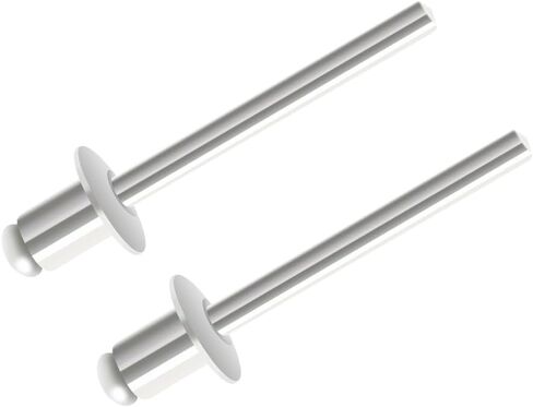 100 PCS Stainless Steel Blind Rivets (#6-4) 3/16" Diameter x 1/4" Grip-corrosion resistance High-Quality in Saudi Arabia