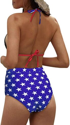 American Flag Bikini,Womens American Flag Swimsuit Bikini 4th of July Bathing Suit USA Flag Swimsuits for Women in Saudi Arabia