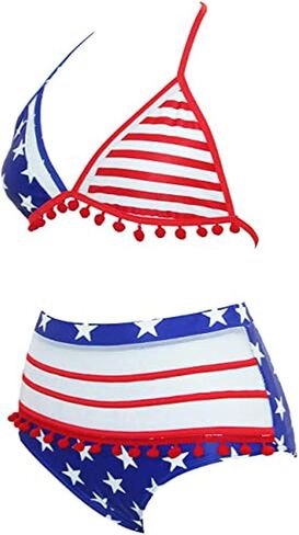 American Flag Bikini,Womens American Flag Swimsuit Bikini 4th of July Bathing Suit USA Flag Swimsuits for Women in Saudi Arabia
