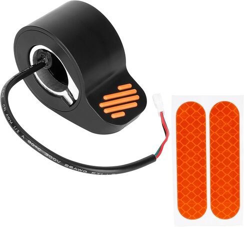 حزمة مسرع الخانق للسكوتر الكهربائي المتوافقة مع Ninebot F20 F25 F30 F40: تحكم محسّن باستخدام مكبس الإبهام السيليكوني وغطاء مسند القدمين الواقي in Kuwait