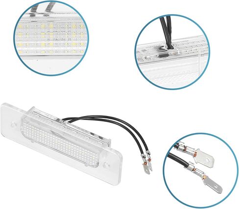 ضوء لوحة رقم الترخيص LED الخارجي للسيارة من ACROPIX، ضوء أبيض مناسب لسيارة BMW 325i 1987-1992 - حزمة من 2 in Saudi Arabia
