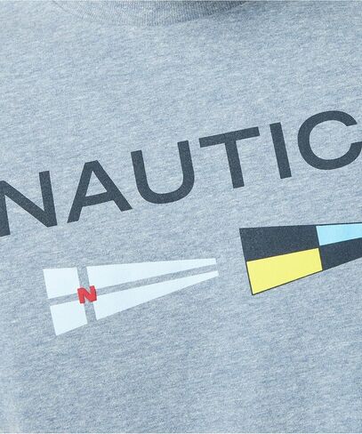 Nautica Men's Sustainably Crafted Logo Signal Flag Graphic T-Shirt in Saudi Arabia