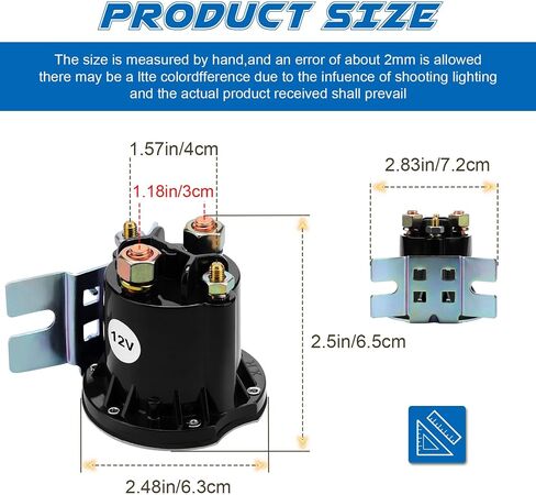 12v 4 Terminal Starter Solenoid for Trombetta 684-1251-212 684-1261-212 Switch Relay Current 150A Max 800A Replacement Power Seal DC Contactor for Yamaha G22 G23 G27 G28 G29 Golf Carts Dump Trailer in Saudi Arabia