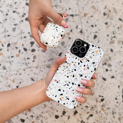 حافظة Sonix for AirPods Pro الجيل الثاني والأول مع سلسلة مفاتيح واقية تيرازو - قصاصات in Kuwait