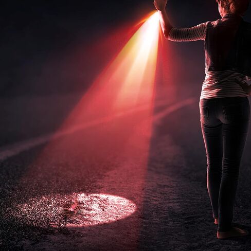 Tuanse 4 قطع ضوء أحمر مصباح يدوي أحمر LED مصباح يدوي أحمر ضوء قلم ضوء مصباح يدوي فائق السطوع مصباح يدوي أحمر شعلة حمراء لعلم الفلك والطيران والمراقبة الليلية والمزيد in Saudi Arabia