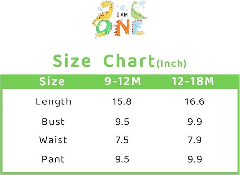 WOLBAY أول عيد ميلاد الزي الصبي البرية زينة عيد ميلاد واحد عيد ميلاد تاج قبعة الطفل القوس التعادل رومبير نيسيي مريلة عموما (ديناصور الأخضر، 12-18 شهرا) in Kuwait