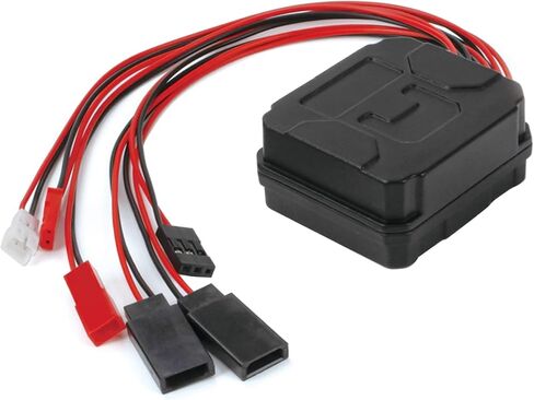 TRX4 ونش تحكم لاسلكي RC ونش ووحدة تحكم في الضوء LED مجموعة جهاز استقبال عن بعد لسيارة الزاحف المحورية SCX10 1/10 TRX4 TRX6 SCX10 D90 CC01 MST CFX Gen8 TF2 TRX4 ترقيات in Saudi Arabia