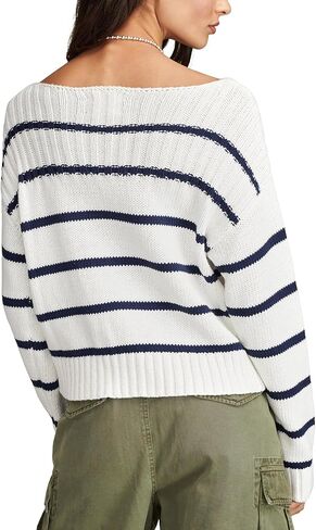Lucky Brand Women's Striped Pullover Sweater in Saudi Arabia