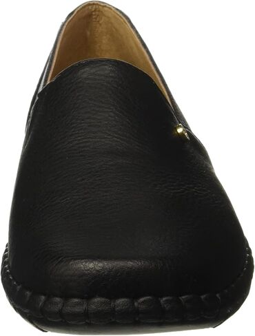 أندريا | حذاء لوفر أسود للنساء | إغلاق سهل الارتداء | مادة صناعية/جلدية in Kuwait