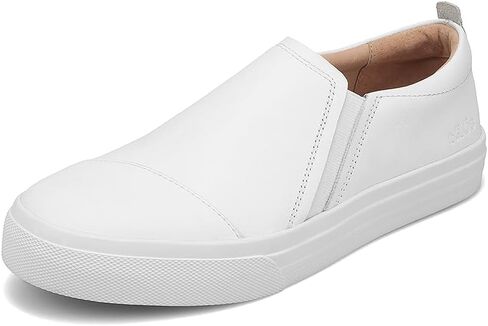 Taos Twin Gore Lux Slip-On Sneakers - Luxe Leather Slip Ons with Curves & Pods Removable Footbed with Arch Support and Metatarsal Support for All Day Comfort and Style in Saudi Arabia