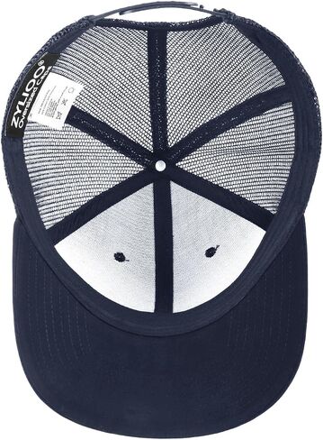 Zylioo XXL Oversize Mesh Snapback Cap,Large Breathable Trucker Hat,Big Heads Adjustable Summer Cap,Two Tone Travel Cap in Saudi Arabia