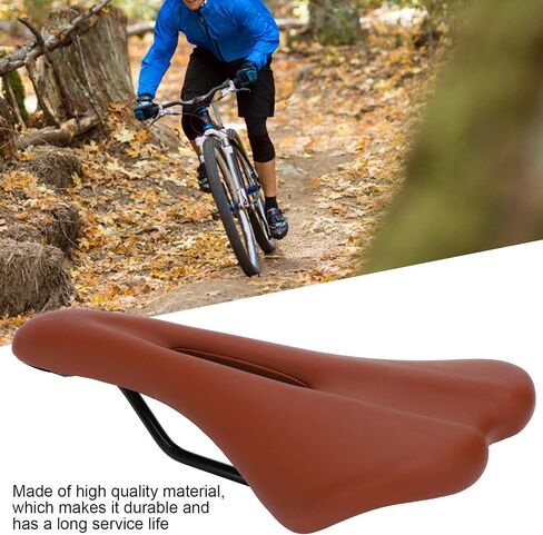 Bicycle Seat, Universal Waterproof Bike Saddle MTB Mountain Road Bike Comfortable Cushion Cover Replacement Specialized Outdoor Cycling Accessory for All Bikes Men Women in Saudi Arabia