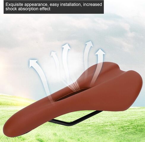 Bicycle Seat, Universal Waterproof Bike Saddle MTB Mountain Road Bike Comfortable Cushion Cover Replacement Specialized Outdoor Cycling Accessory for All Bikes Men Women in Saudi Arabia