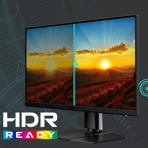 شاشة كمبيوتر MSI G272QPF E2 مقاس 27 بوصة 2560 × 1440 (QHD)، 180 هرتز، مزامنة تكيفية، HDMI، منفذ DisplayPort، قابل للتركيب على VESA، إمالة، ارتفاع قابل للتعديل، مكبر صوت، 1 مللي ثانية، أسود in Saudi Arabia