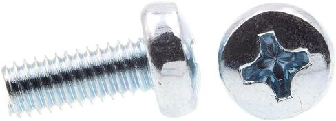 براغي آلة Prime-Line 9131191، متري، رأس عموم، محرك فيليبس، M4-0.7 X 10 مم، زنك (25 حزمة) in Saudi Arabia