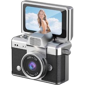 Ourlife Thumb Keychain Mini CCD Camera | 1.47" Flip Screen Retro HD Portable Video Camcorder Recorder(Green) in Kuwait