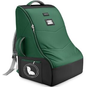 YOREPEK Padded Car Seat Travel Bag for Airplane, Car Seat Backpack | for Nuna Rava, Chicco, Britax, Sturdy Carseat Bags for Air Travel with Wear-Resistant Bottom, Carseat Cover for Baby Travel in Kuwait