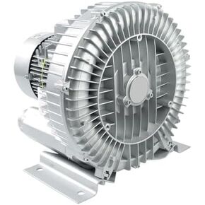 High Pressure Regenerative Blower 110V Industrial Vortex Air Pump 370W Pure Copper Motor IP54 for Fish Pond Aeration Vacuum Sandblasting Drying Quiet Stable Performance Aluminum Shell in Kuwait