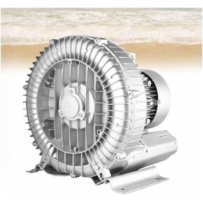 Industrial Regenerative Blower, 110V 50Hz Single Phase, Ring Blower for Fish Tank Centrifugal Blower, Industrial Vacuum Pump for Air Blowing Or Suction 0.33HP 0.47HP 0.5HP(750W/1.01HP) in Kuwait