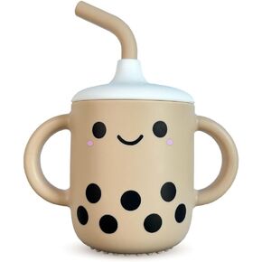 Barks & Babbles Boba Baby Silicone Training Sippy Cup in Kuwait