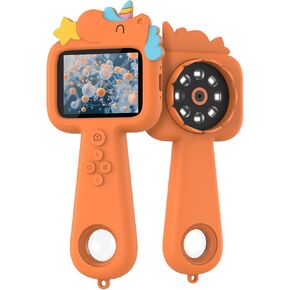 Kids Microscope Digital Magnifying Glass: STEM Toy Science Gift Ages 4-12 | 2.4" IPS screen, 600X magnification, 8X digital zoom and 8 adjustable LEDs; handheld science explorer for boys and girls in Kuwait