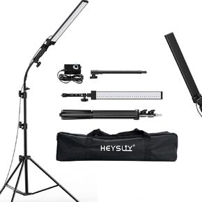Photography Lighting Kit with Stand & Flexible Soft Tube - 180° Adjustable LED Studio Fill Light, 2M Tripod Stand, 5500K Daylight for Barber, Tattoo, Makeup & Content Creator Photo Video Lighting in Saudi Arabia