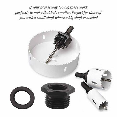 Holesaw Arbor Adaptor 28112 for Ivy Classic 28112 Hole Saw Arbor, Adapts 1/2-Inch - 20 Thread to 5/8-Inch - 18 in Kuwait