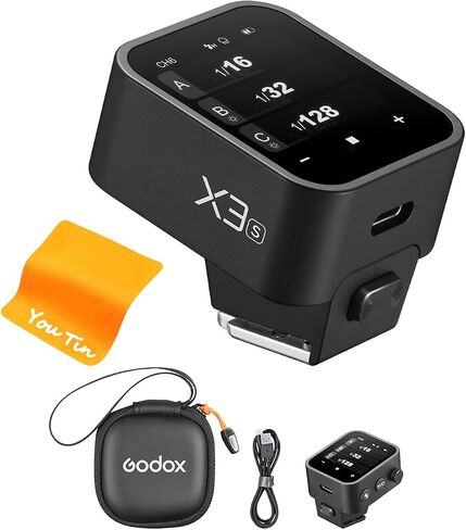 GODOX X3 S X3S Wireless Trigger Transmitter Compatible with Sony Cameras 2.4G TTL Flash Trigger, Built-in Lithium Battery, OLED Touchscreen, TCM Transform Function, Durable Hotshoe | For Sony cameras,High-Definit OLED Screen, TTL auto/manual/multi modes,  in Saudi Arabia