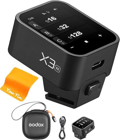 GODOX X3 S X3S Wireless Trigger Transmitter Compatible with Sony Cameras 2.4G TTL Flash Trigger, Built-in Lithium Battery, OLED Touchscreen, TCM Transform Function, Durable Hotshoe | For Sony cameras,High-Definit OLED Screen, TTL auto/manual/multi modes,  in Saudi Arabia