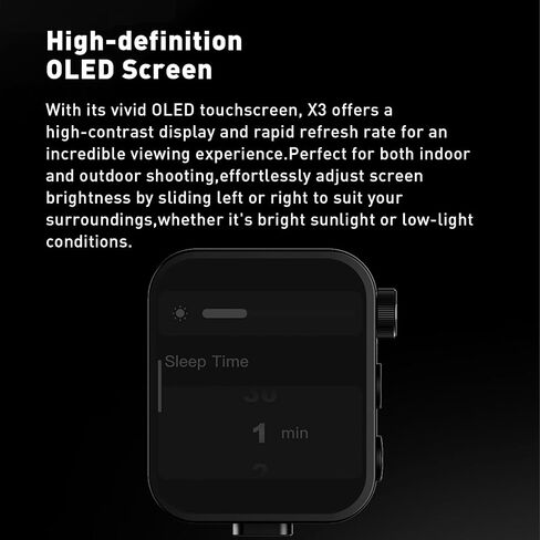 GODOX X3 S X3S Wireless Trigger Transmitter Compatible with Sony Cameras 2.4G TTL Flash Trigger, Built-in Lithium Battery, OLED Touchscreen, TCM Transform Function, Durable Hotshoe | For Sony cameras,High-Definit OLED Screen, TTL auto/manual/multi modes,  in Saudi Arabia