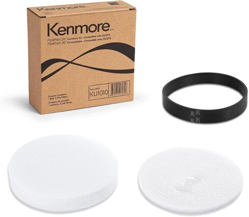 Kenmore KU1010 Pre-filters and Replacement Belt for DU1275, DU1040 | For Kenmore Bagless Upright Vacuum Lightweight Cleaner DU1275, DU1040 in Kuwait