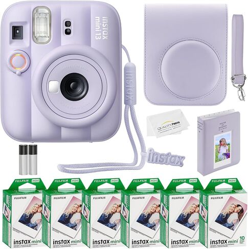 Fujifilm Instax Mini 13 Instant Camera 60 Films & Accessories (Lagoon Green) in Kuwait
