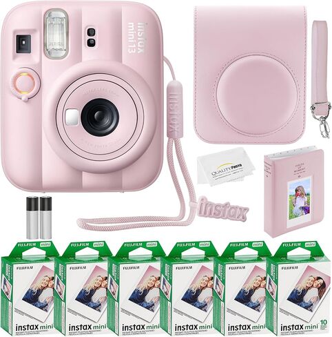 Fujifilm Instax Mini 13 Instant Camera 60 Films & Accessories (Lagoon Green) in Kuwait
