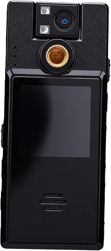 Portable Body Camera, 1080P 1.54 Inch | Body Camera 180 Degree Rotating Lens 1.54 Inch Color Screen Camera with 1/4 Inch Mount Interface for Cycling Hiking Classroom in Kuwait