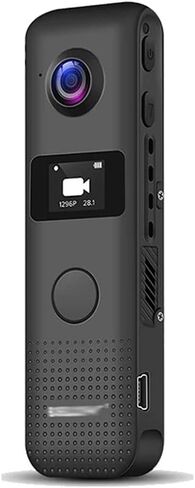 Mini Camera 1296P 64GB Professional Body Cam Micro Magnet Cameras Motion Detection Loop Recording Camcorder in Kuwait