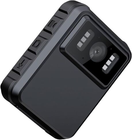 4K Mini Body Camera 128GB, Wearable Camcorder with 150° Wide Angle, IP65 Waterproof Pocket Video Recorder with Loop Recording in Kuwait