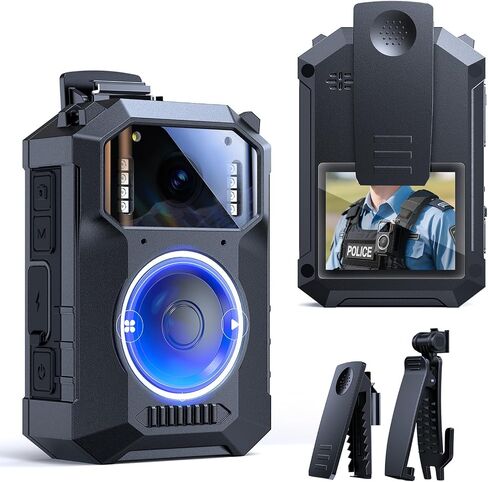 BOBLOV M11 3.2K Police Body Camera, 256G Big Button Night Vision Body Cam | 10H HD video record, 8 IR lights, Windows/Mac support and wearable use for law enforcement, patrol and personal use in Kuwait