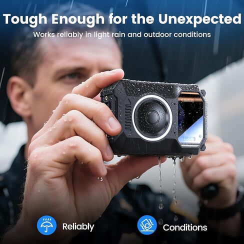 BOBLOV M11 3.2K Police Body Camera, 256G Big Button Night Vision Body Cam | 10H HD video record, 8 IR lights, Windows/Mac support and wearable use for law enforcement, patrol and personal use in Kuwait