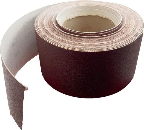 Sungold Abrasives 66823 Hook and Loop F-Heavy Weight Paper 100 Grit Rolls for Drum Sanding Machines, 3" X 50' in Kuwait