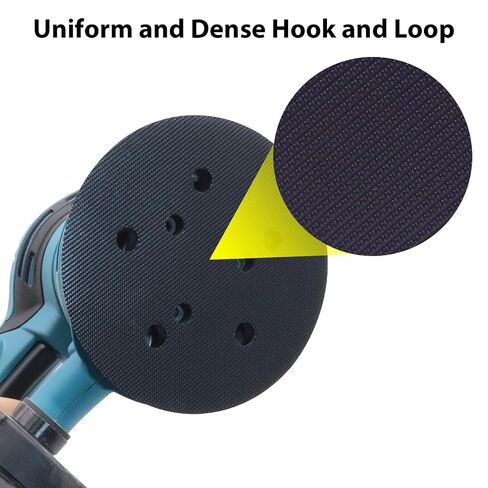 5 Inch 5 Hole Replacement Sander Pad Hook and Loop, 1 Pack | Sander Pads for Porter Cable 333/333VS Random Orbit Sander in Kuwait