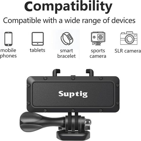 Suptig Portable Charger, Power Bank, Battery Charger Compatible for Gopro Hero 13, Hero 12, Hero 11, Hero 10, Hero 9 Hero 8, Hero 7, Hero 6, 5, 4 3 3+, Hero Session, DJI osmo, Insta 360 Action Cam in Kuwait
