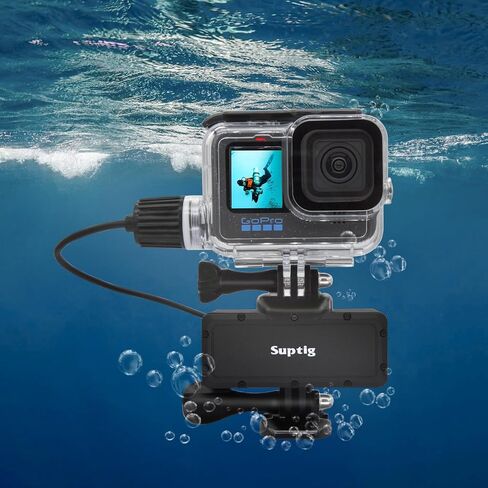 Suptig Portable Charger, Power Bank, Battery Charger Compatible for Gopro Hero 13, Hero 12, Hero 11, Hero 10, Hero 9 Hero 8, Hero 7, Hero 6, 5, 4 3 3+, Hero Session, DJI osmo, Insta 360 Action Cam in Kuwait