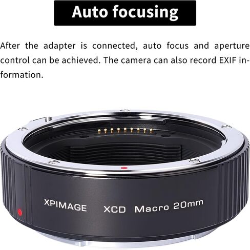Macro Autofocus Adapter Compatible with Hasselblad XCD Lenses and XCD Cameras (20mm) in Kuwait