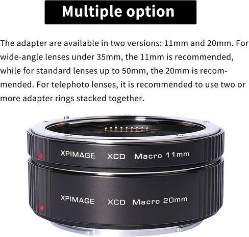 Macro Autofocus Adapter Compatible with Hasselblad XCD Lenses and XCD Cameras (20mm) in Kuwait