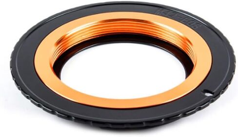 M42-EOS Lens Mount Adapter Ring, M42 42mm Screw Mount Lens to EF/EF-S Mount Camera for Canon EOS 90D 80D 77D 70D 60D 5D Mark IV III 6D II 7D Rebel T6 T7 850D 800D 760D 700D Gold Adjustable in Kuwait