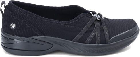 LifeStride BZees Womens Niche Slip-On Comfort Ballet Flat, Black, 10 Wide US in Kuwait