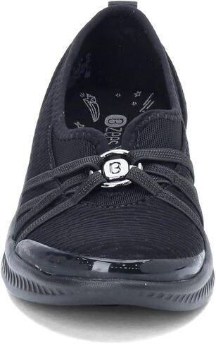 LifeStride BZees Womens Niche Slip-On Comfort Ballet Flat, Black, 10 Wide US in Kuwait