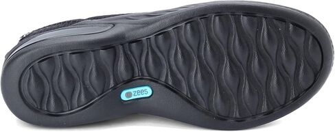 LifeStride BZees Womens Niche Slip-On Comfort Ballet Flat, Black, 10 Wide US in Kuwait
